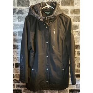 Lauren Ralph Lauren Hooded Trench Quilted Thermal Raincoat jacket XL